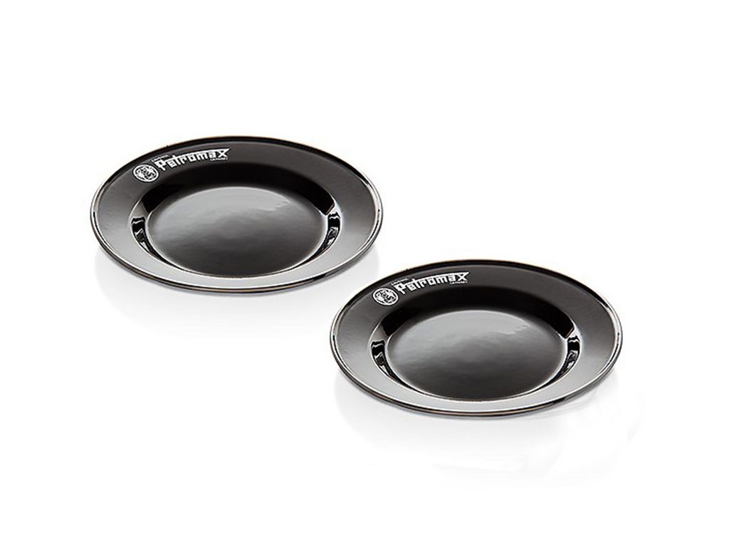 Emalj tallrik 2-pack