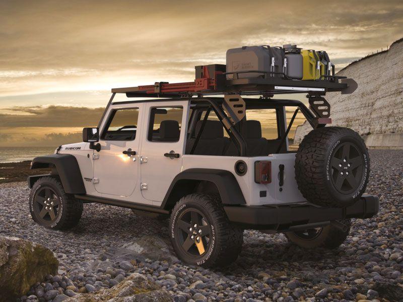 JEEP WRANGLER JKU DOOR (2007-2018) EXTREME ROOF RACK KIT